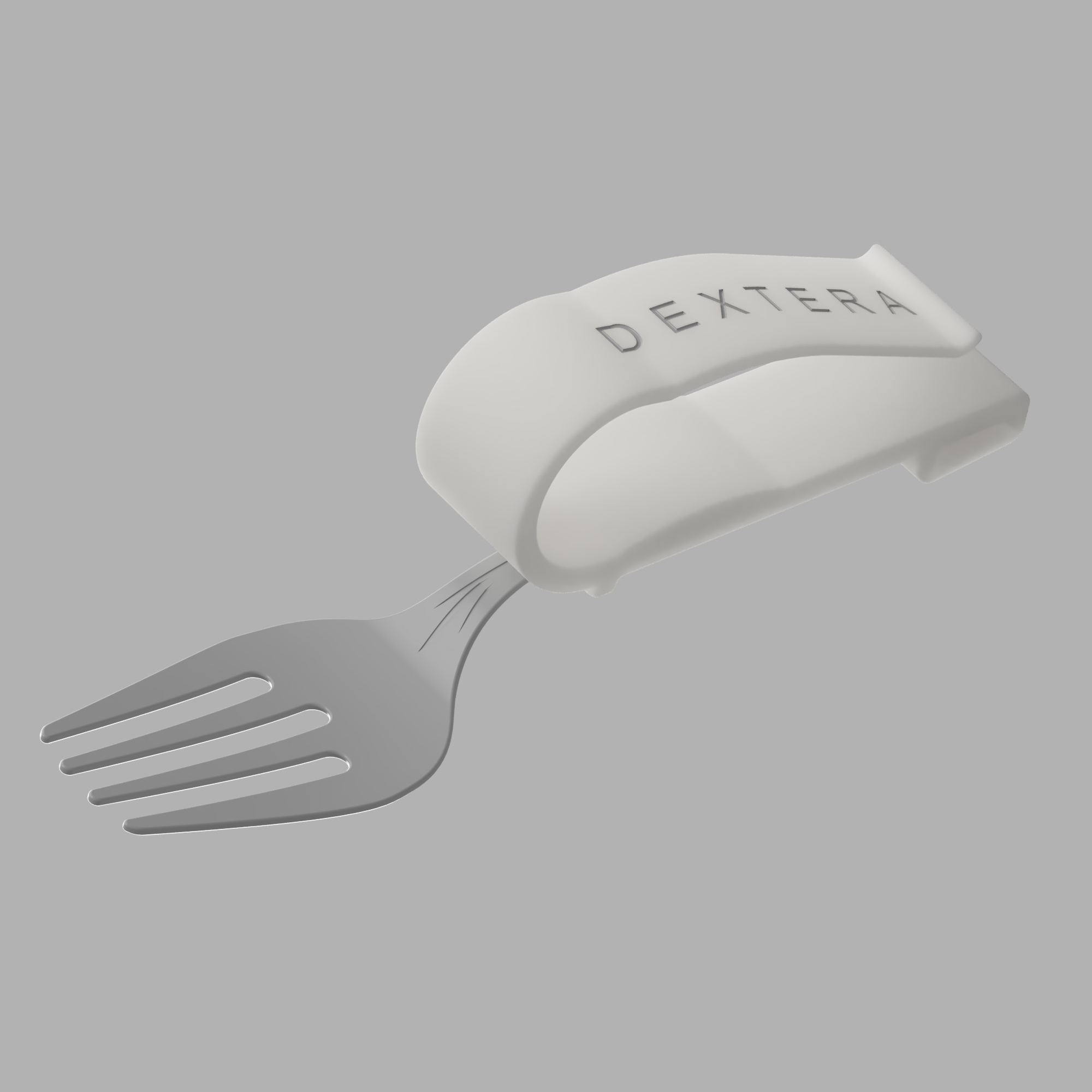 Magnetic fork holder for hand amputees
