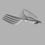 Assistive eating device for reduced grip strength
