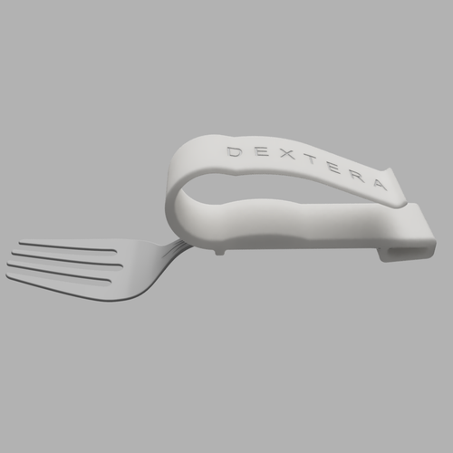 EatAssist magnetic utensil holder for limited hand function