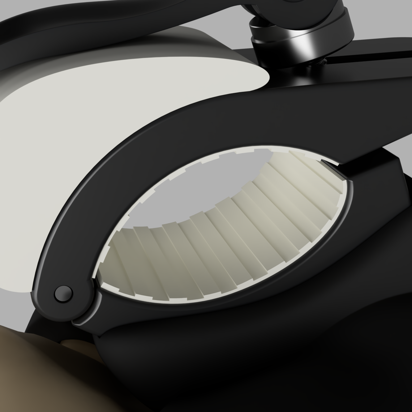 Adaptive pickleball device for finger amputations