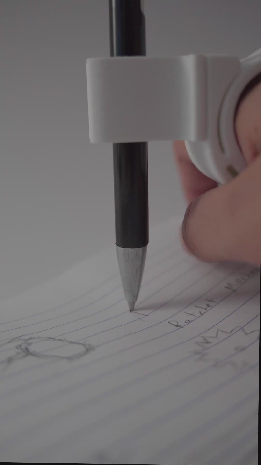 PenAssist writing sleeve for occupational therapy patients